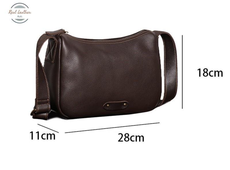 Genuine Leather Stylish Casual Crossbody Bag Messenger Bags