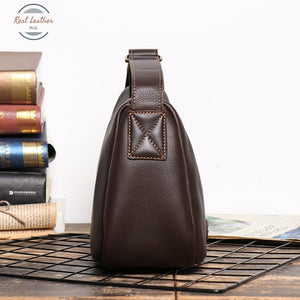 Genuine Leather Stylish Casual Crossbody Bag Messenger Bags