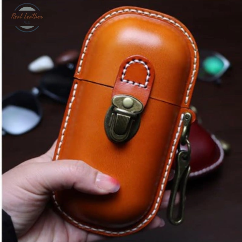 Genuine Leather Sunglasses Travel Case Eyewear Cases & Holders
