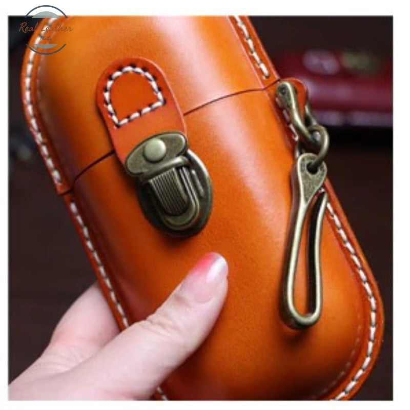 Genuine Leather Sunglasses Travel Case Eyewear Cases & Holders