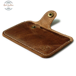 Genuine Leather Thin Business Bank Card Holder