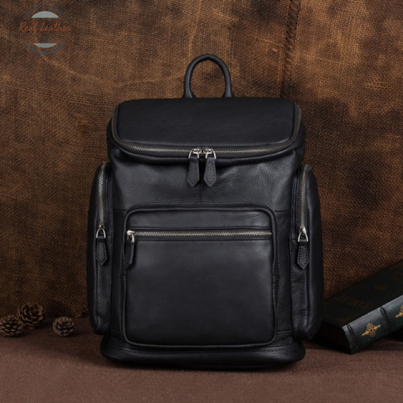 Genuine Leather Travel Backpack