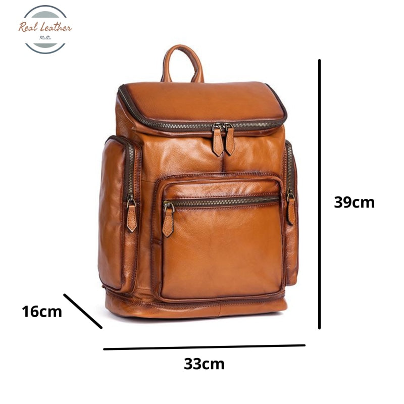 Genuine Leather Travel Backpack Backpacks