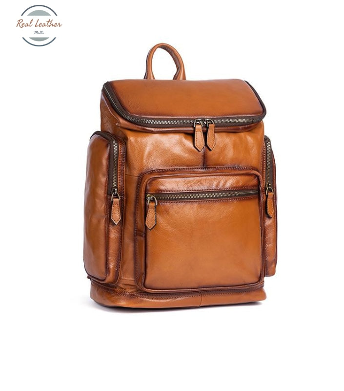Genuine Leather Travel Backpack