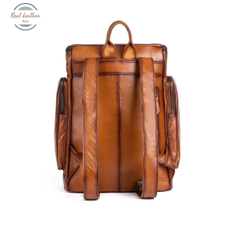 Genuine Leather Travel Backpack