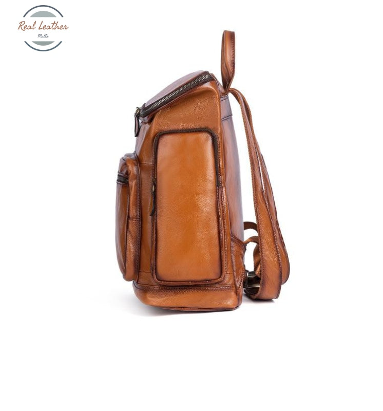 Genuine Leather Travel Backpack