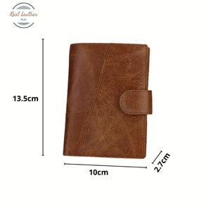 Genuine Leather Trifold Wallet