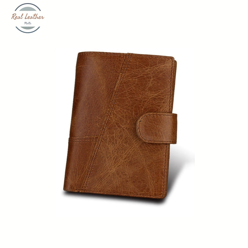 Genuine Leather Trifold Wallet