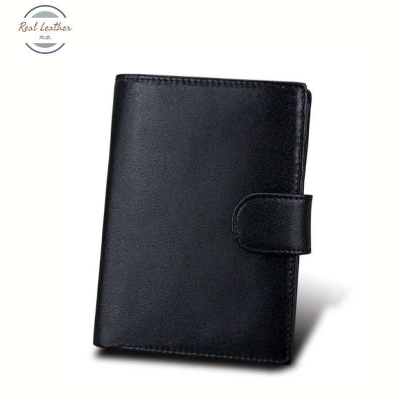 Genuine Leather Trifold Wallet