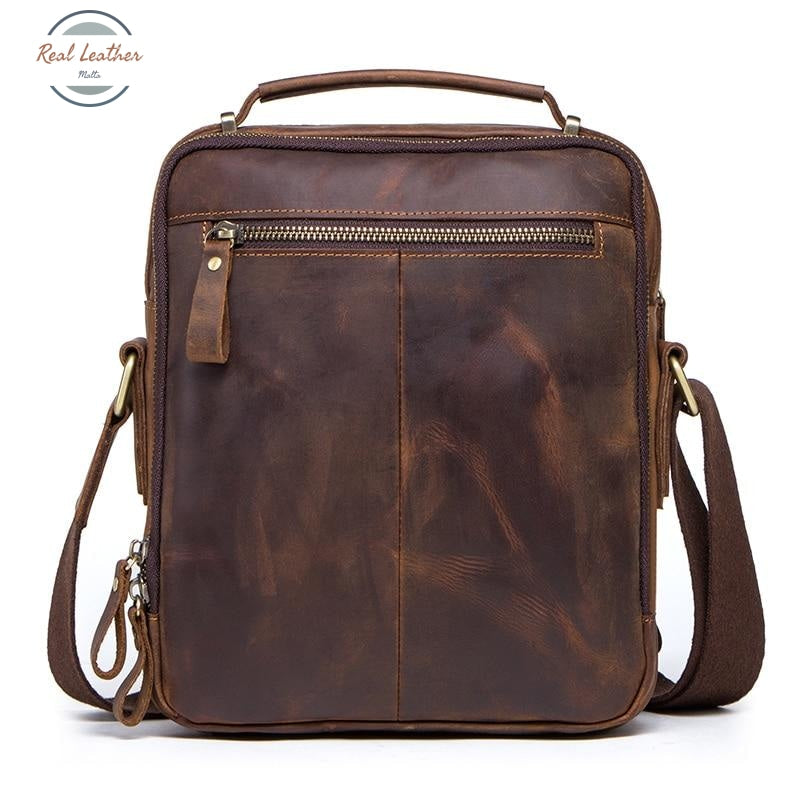 Genuine Crazy Horse Leather Shoulder Bag Bags