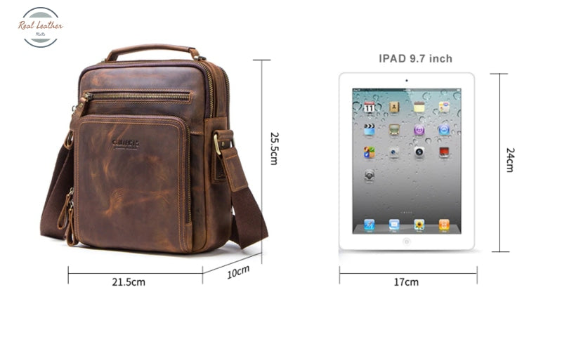 Genuine Leather Vintage Cross Body Bag Bags