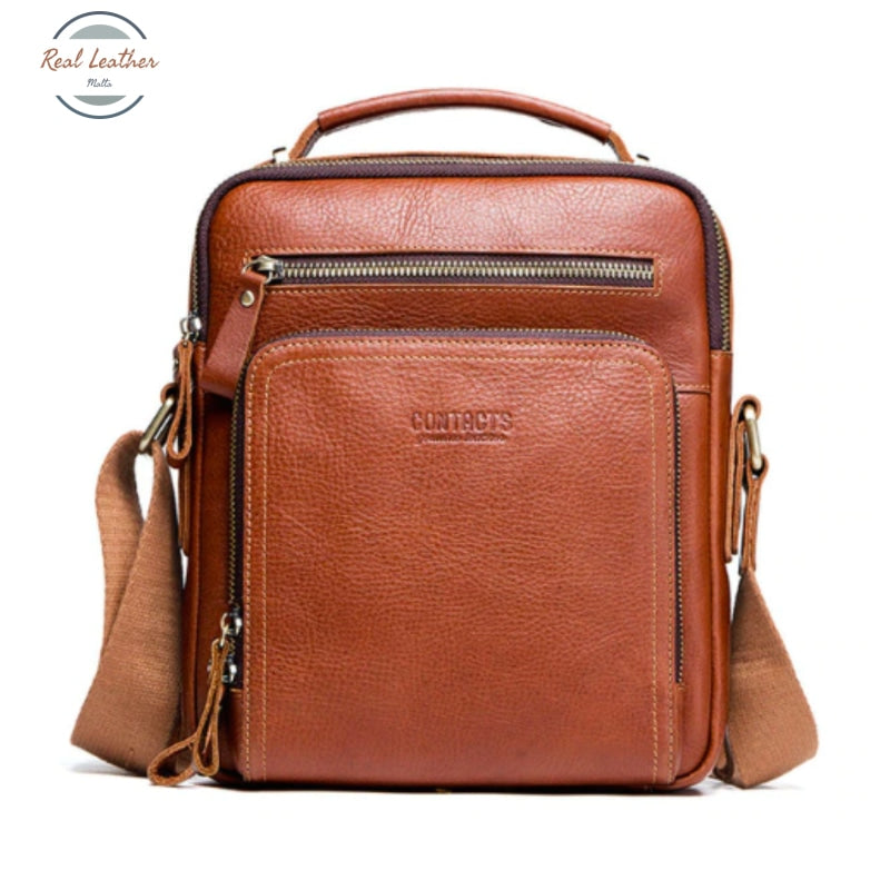 Genuine Leather Vintage Cross Body Bag Brown Bags