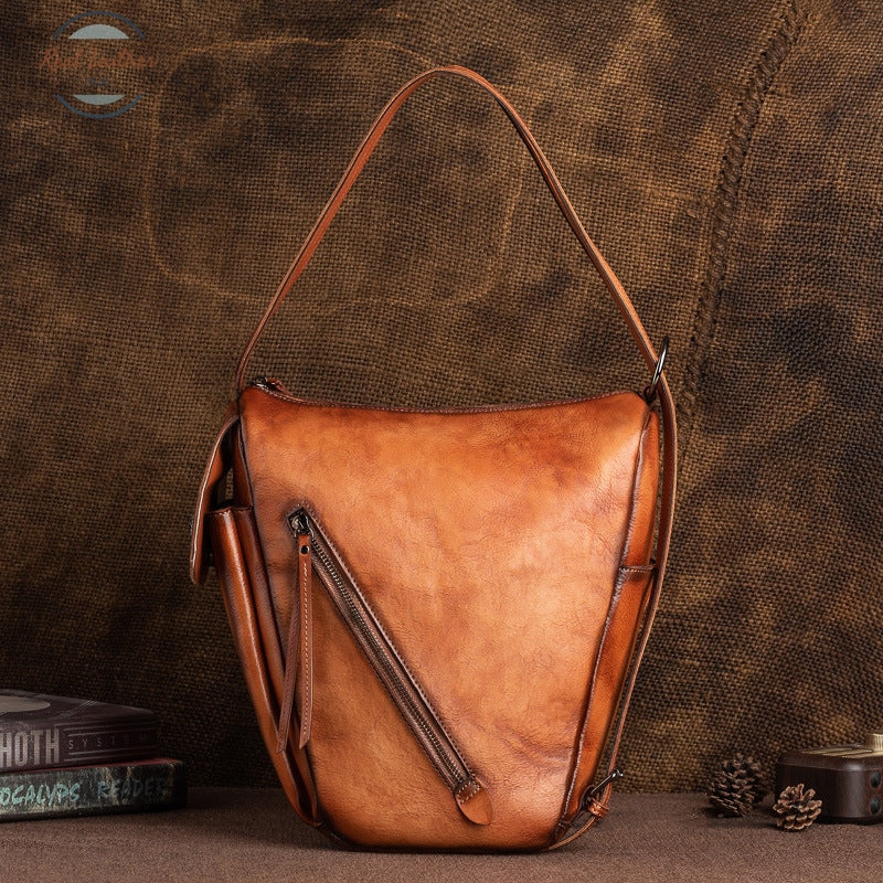 Genuine Leather Vintage Fashion Backpack