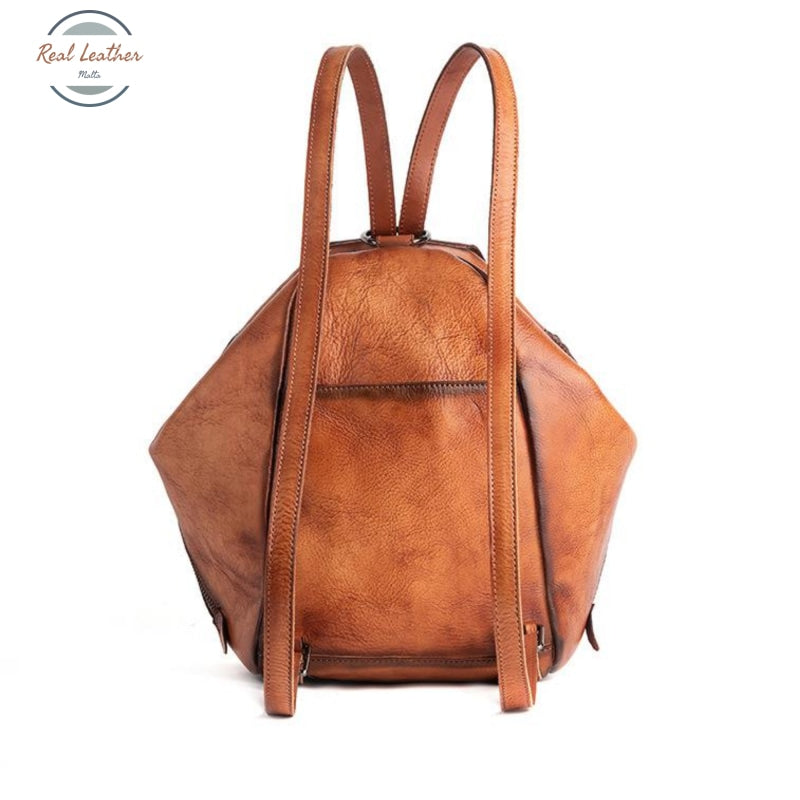 Genuine Leather Vintage Fashion Backpack