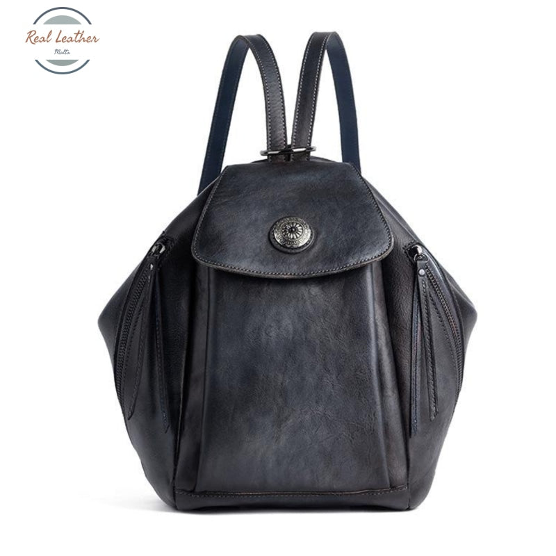 Genuine Leather Vintage Fashion Backpack