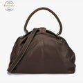 Genuine Leather Vintage Fashion Handbag Auburn Handbags
