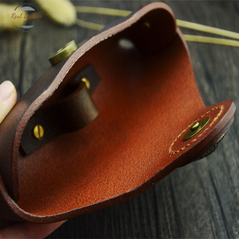 Genuine Leather Vintage Glasses Holder Eyewear Cases & Holders