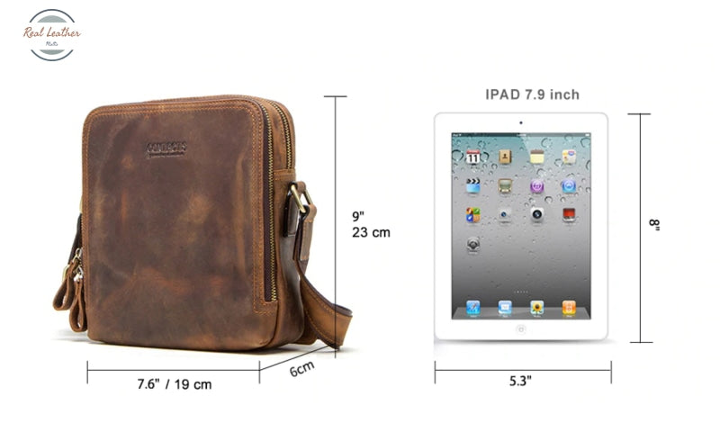 Genuine Leather Vintage Shoulder Bag Messenger Bags
