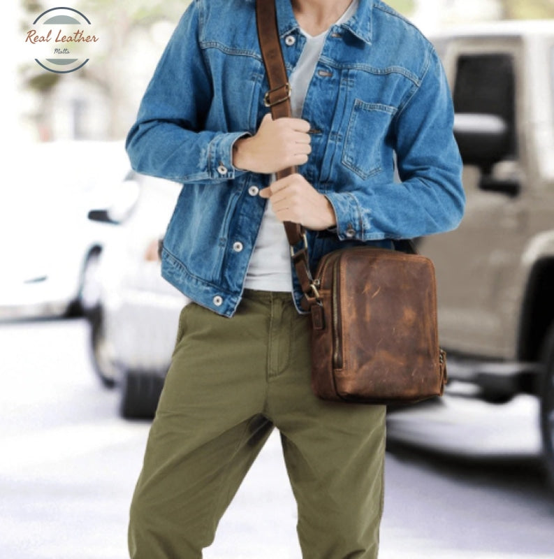 Genuine Leather Vintage Shoulder Bag