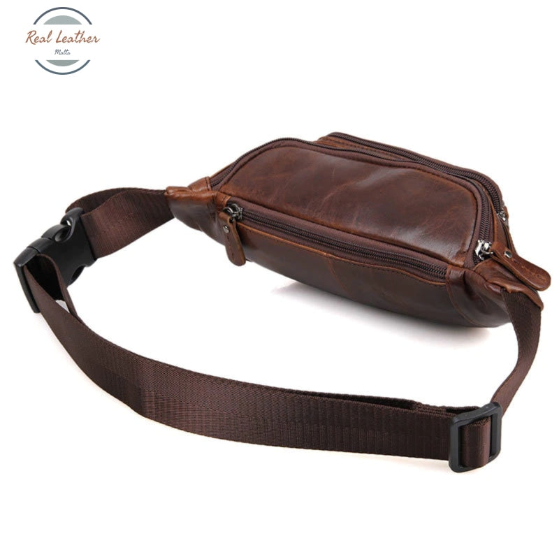 Genuine Leather Vintage Style Waist Pack