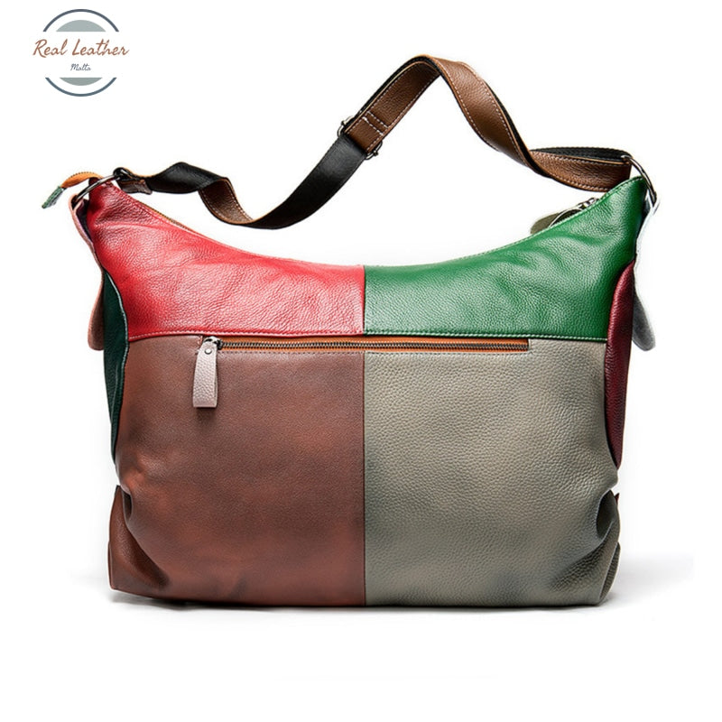 Genuine Leather Vintage Style Women Hobo Bag