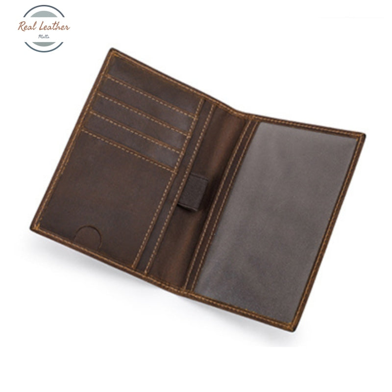 Genuine Leather Vintage Travel Passport Holder
