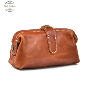 Genuine Leather Vintage Women Clutch