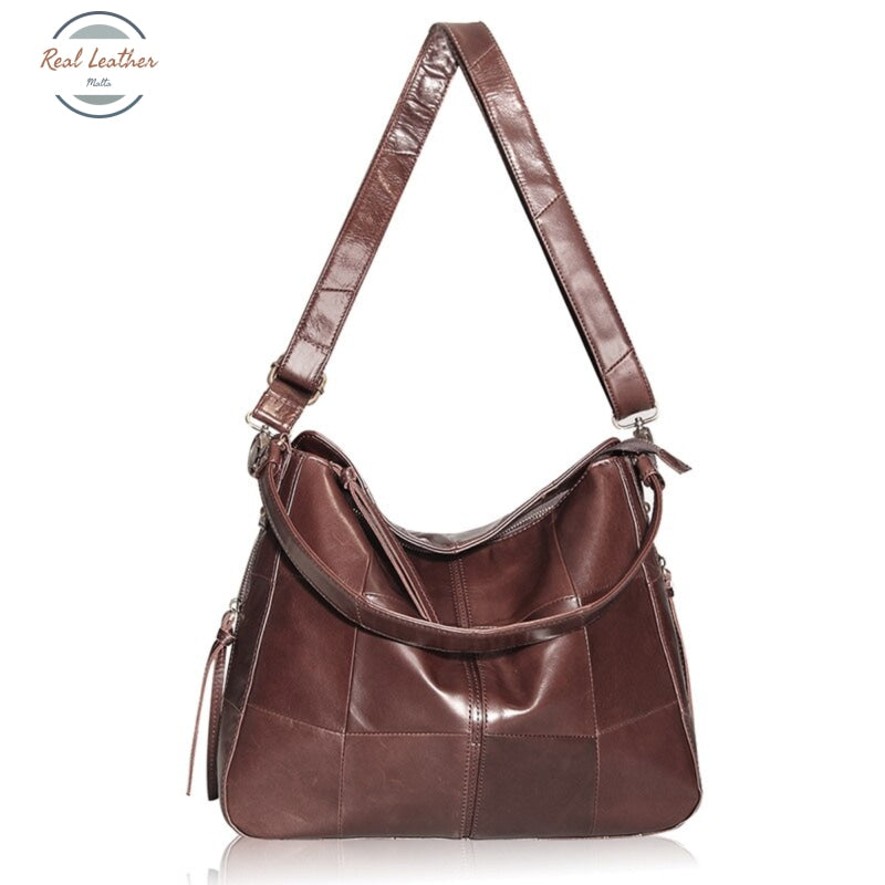 Genuine Leather Women Casual Handbag/Shoulder Bag Brown Bags