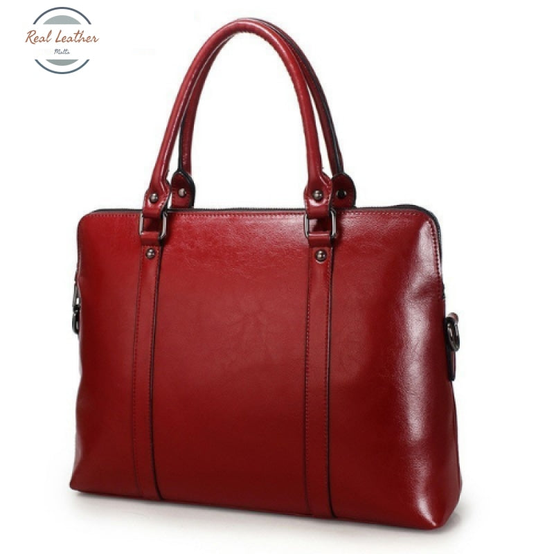Genuine Leather Women Laptop Bag / Briefcase