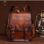 Genuine Leather Women Rucksack Casual Bag