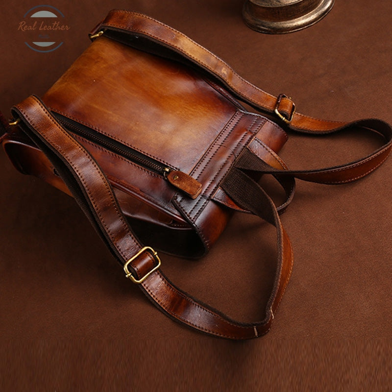 Genuine Leather Women Rucksack Casual Bag