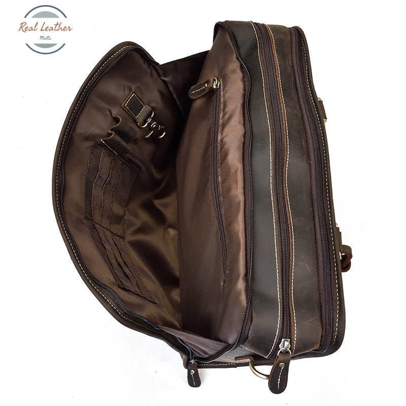Genuine Leather Womens 15 Inch Laptop Bag