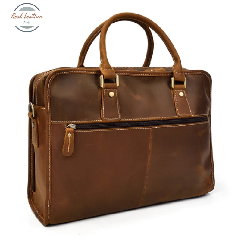 Genuine Leather Womens 15 Inch Laptop Bag