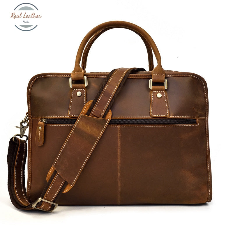Genuine Leather Womens 15 Inch Laptop Bag