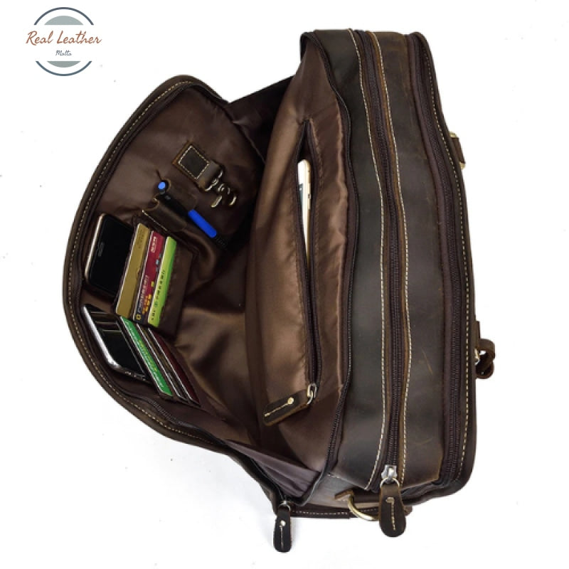 Genuine Leather Womens 15 Inch Laptop Bag