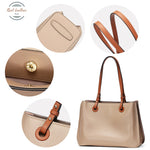 Genuine Leather Womens Casual Tote Handbags