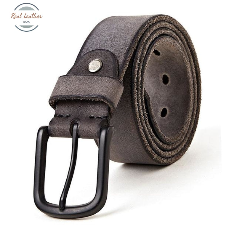 Genuine Retro Casual Style Jean Belt Black / 115Cm 34To35 Inch Belts