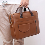 Genuine Leather 15 Inch Laptop Bag for Men