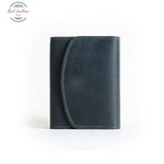 Handmade Genuine Leather Wallet Blue Wallets