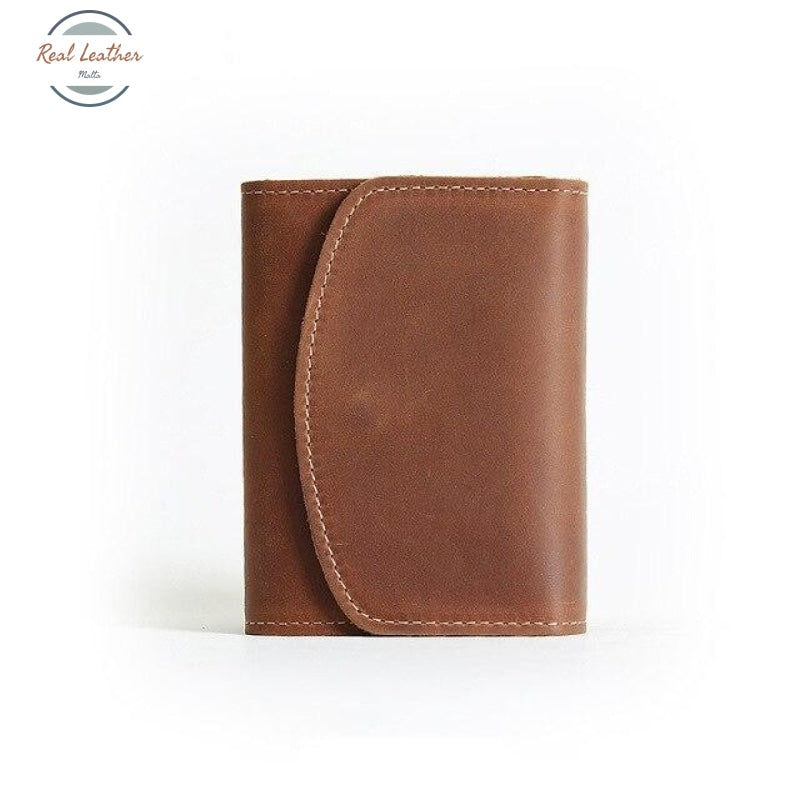 Handmade Genuine Leather Wallet Brown Wallets