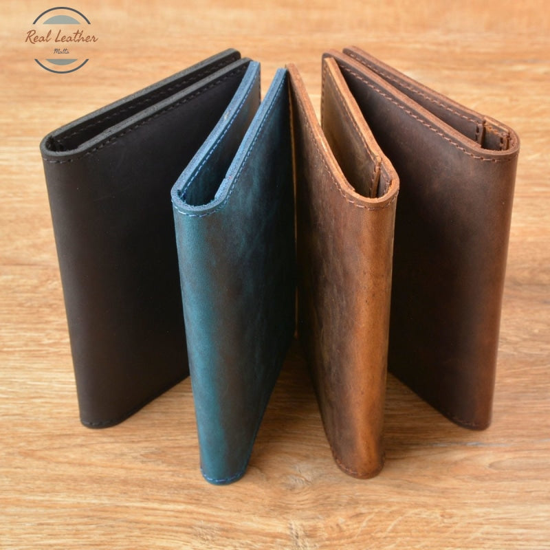 International - Genuine Crazy Horse Leather Passport Cover Cover