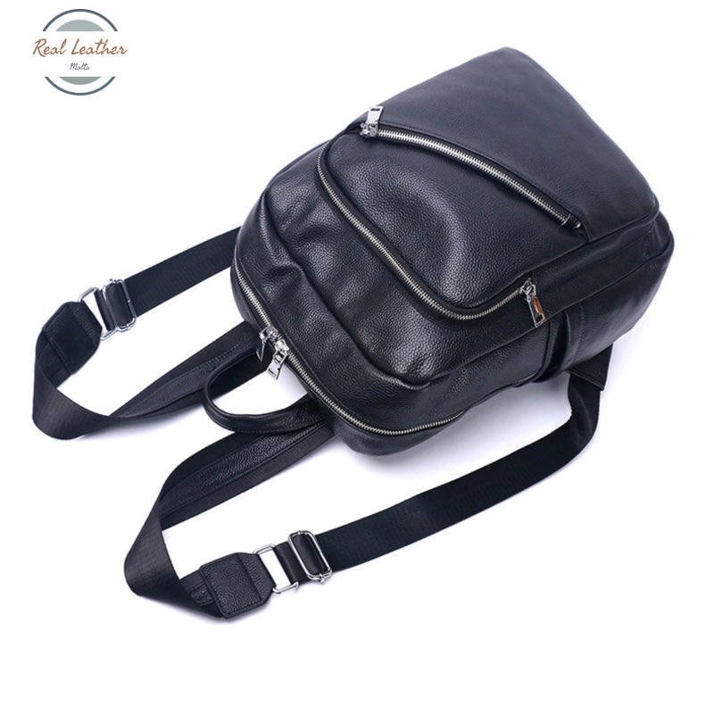 Ladies Genuine Leather Laptop Backpack