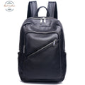 Ladies Genuine Leather Laptop Backpack Black