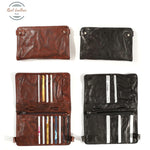 Large Capacity Leather Bi Fold Wallet