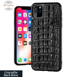 Luxury Genuine Crocodile Leather Phone Case For Iphone