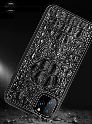 Luxury Genuine Crocodile Leather Phone Case For Iphone