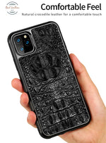 Luxury Genuine Crocodile Leather Phone Case For Iphone