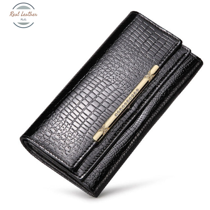 Luxury Ladies Fashion Wallet Black