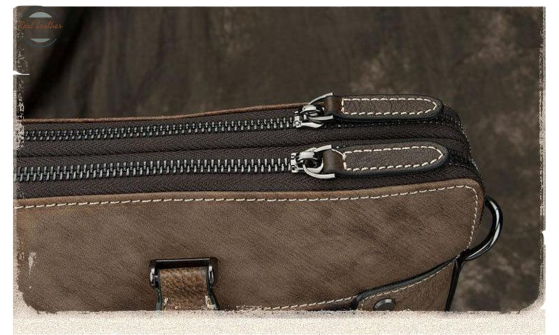 Men Leather Briefcase / Laptop Bag Briefcases