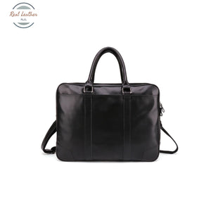 Mens Luxury Leather Business Briefcase